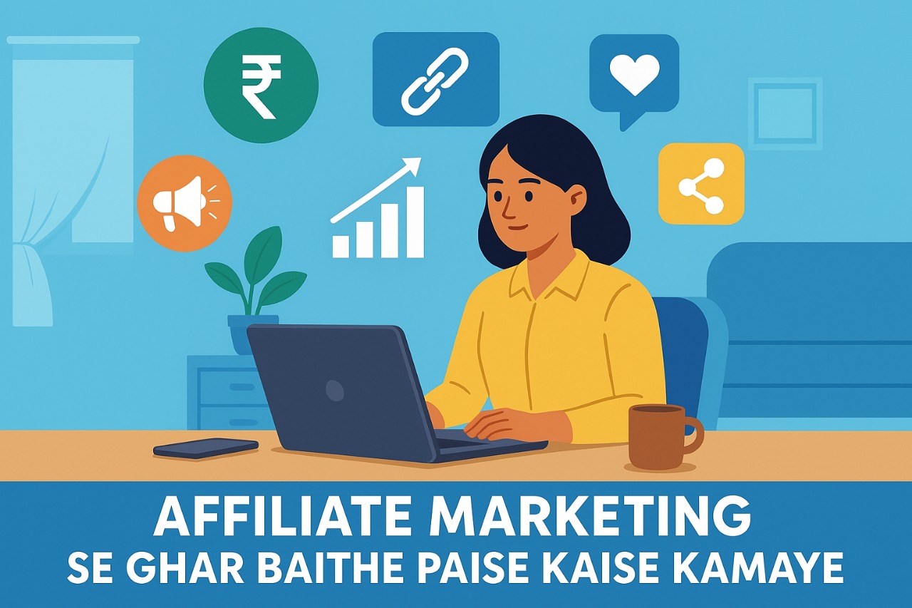 Affiliate Marketing Se Ghar Baithe Paise Kaise Kamaye (Step by Step Guide 2025)