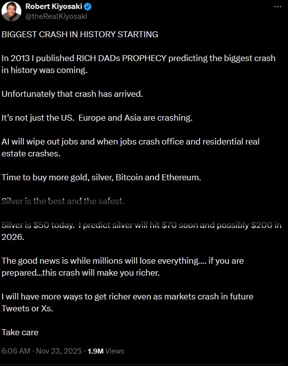 Kiyosaki ka Investors ke Liye Advice