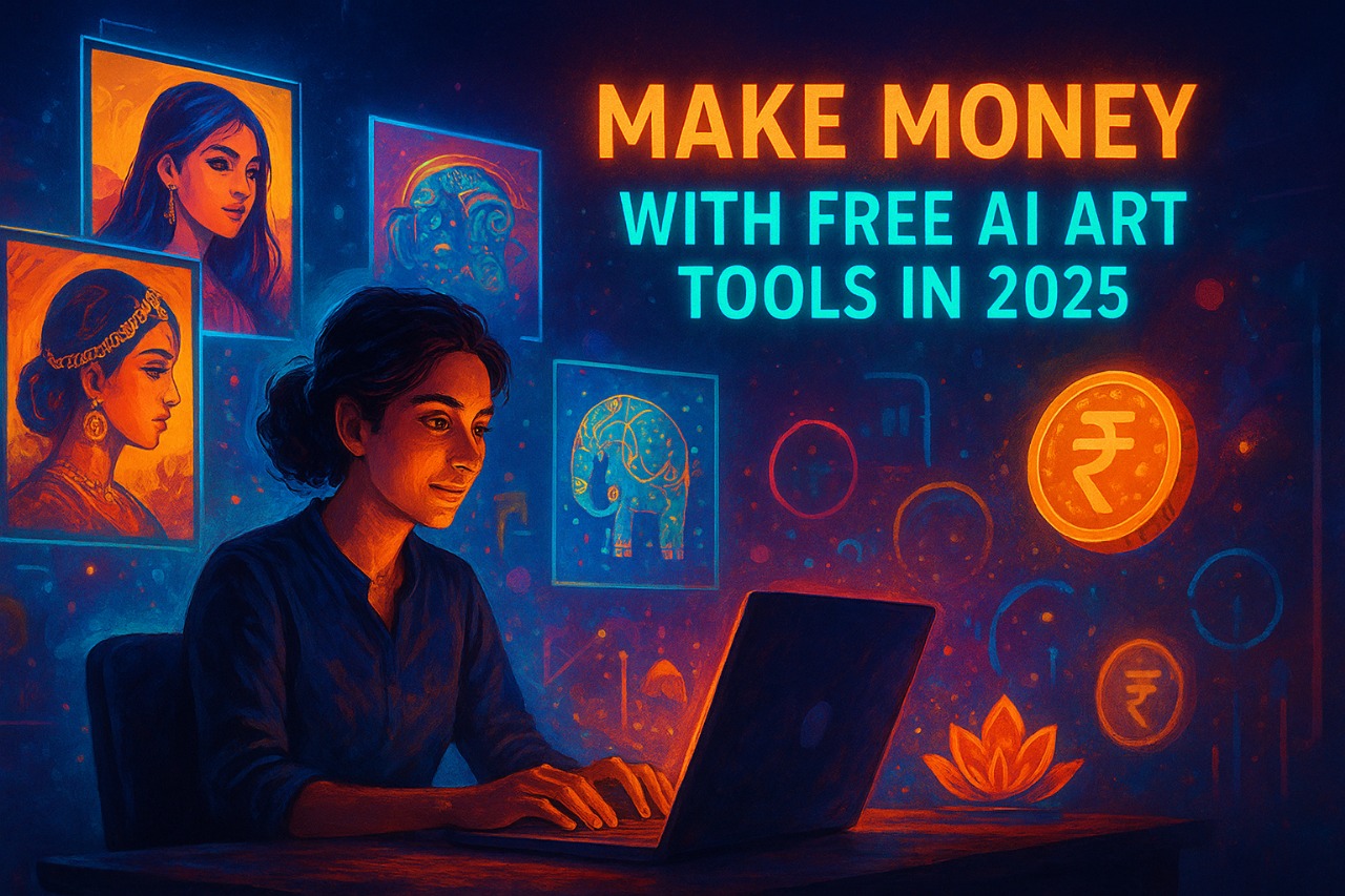 Make Money with Free AI Art Tools in 2025