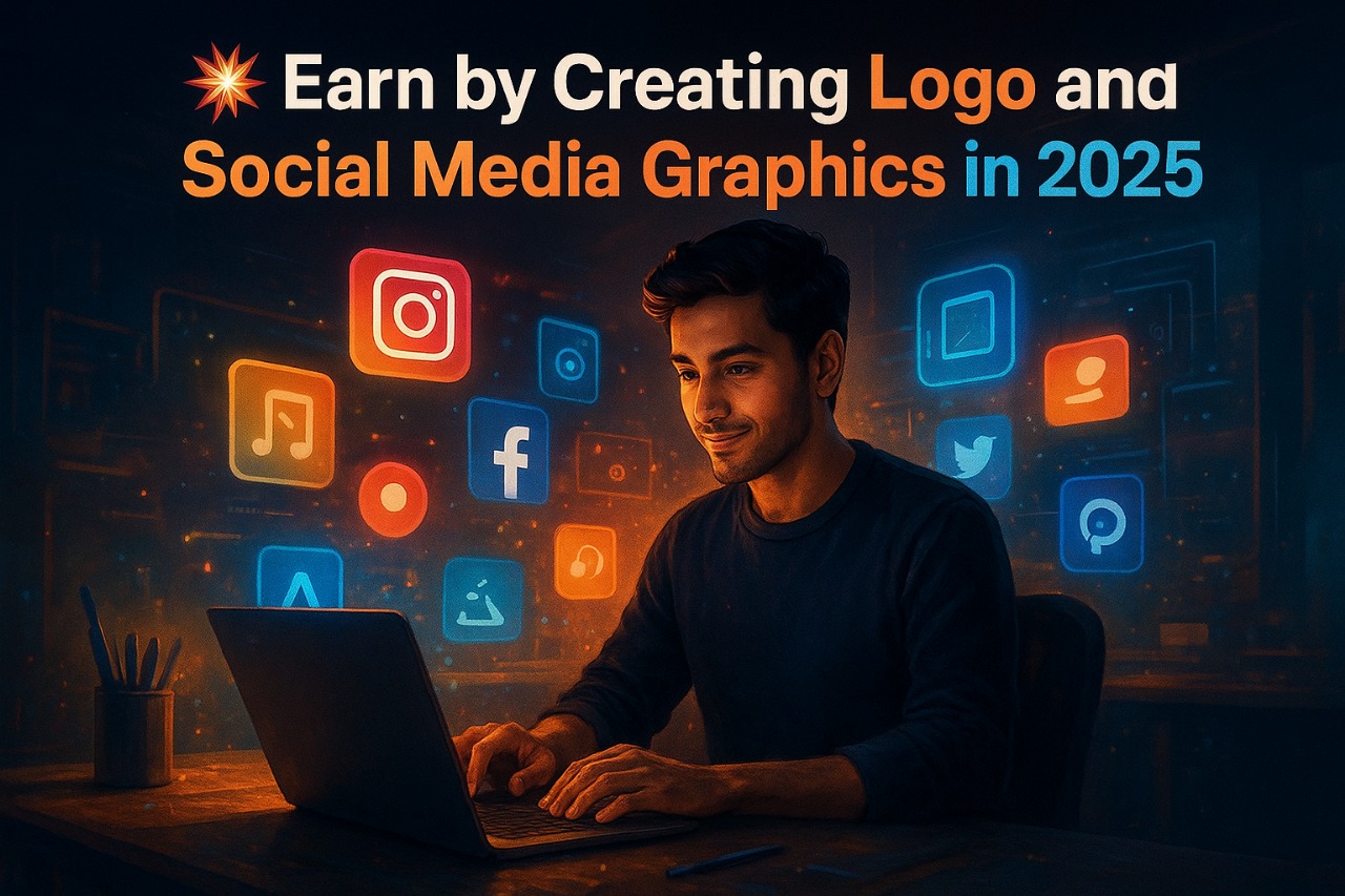 Earn by Creating Logo and Social Media Graphics in 2025