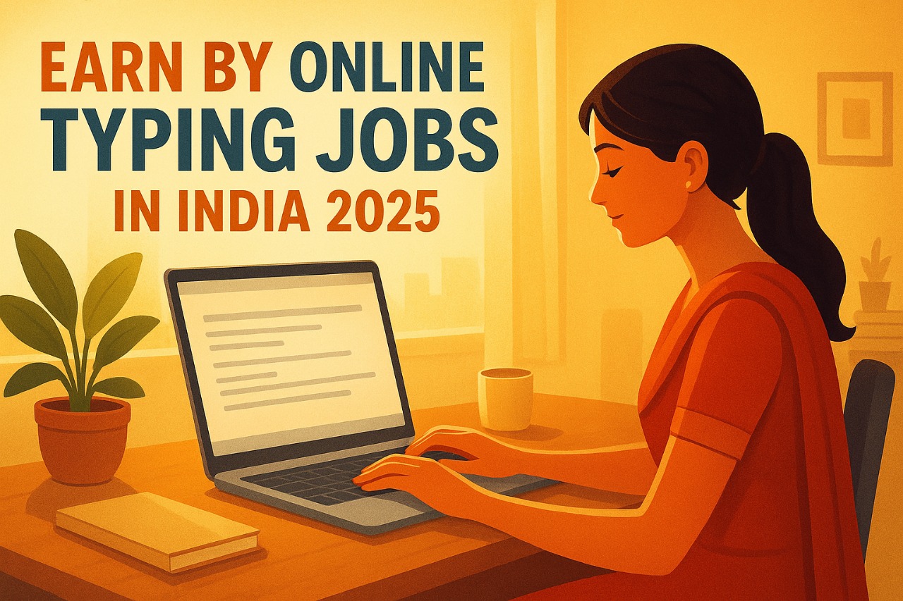 Earn by Online Typing Jobs in India 2025