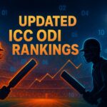 Updated ICC ODI Rankings Released Updated ICC ODI Rankings Released